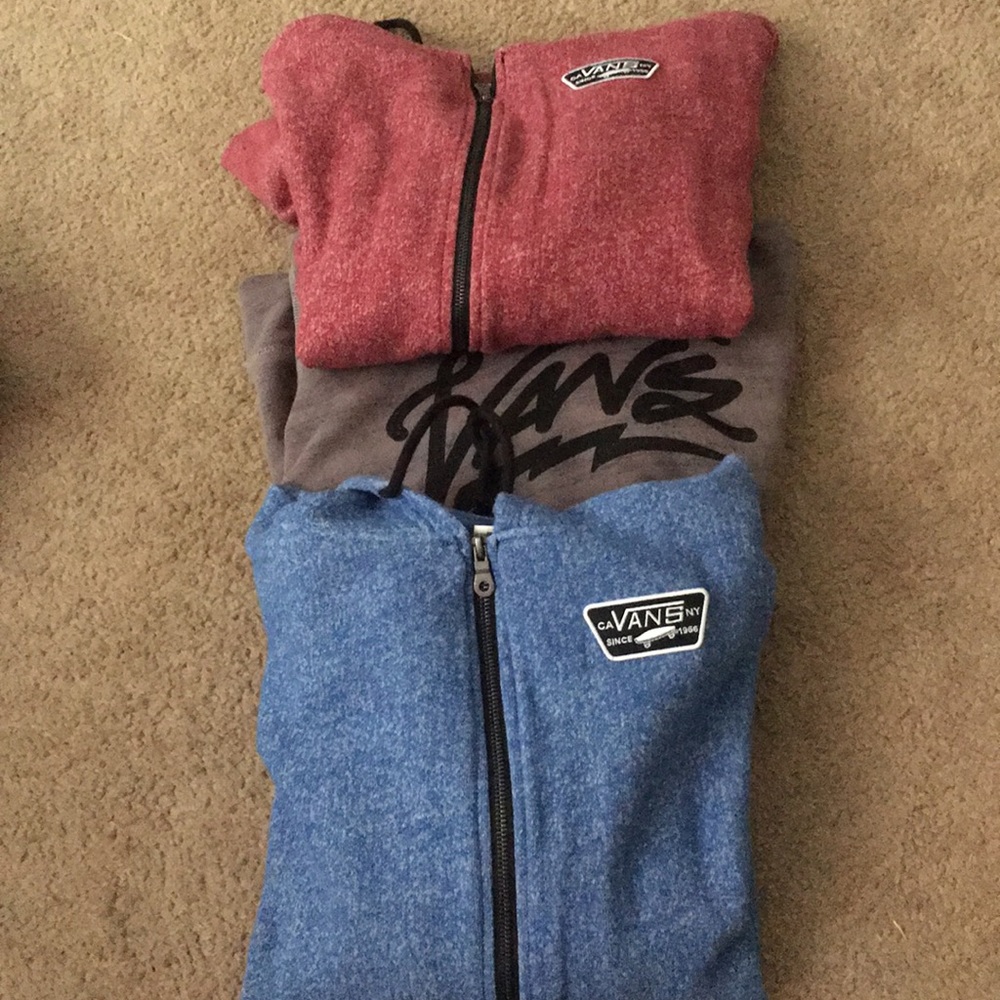 3 Vanns hoodies